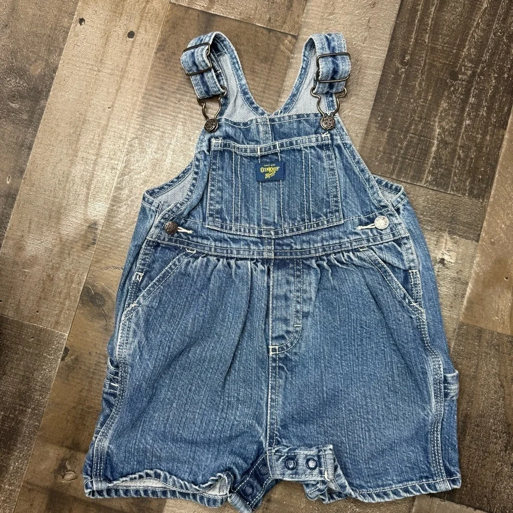 OshKosh B'gosh Blue Denim Overalls Timeless Casual Style